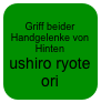 
Griff beider Handgelenke von Hinten
ushiro ryote ori