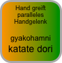 Hand greift paralleles Handgelenk

gyakohamni katate dori 